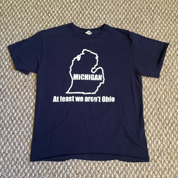Vintage University of Michigan Wolverines Ohio Rivalry Shirt - Picture 1 of 2